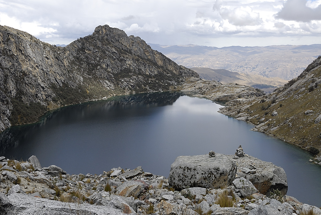 070709-05.jpg - Laguna Churup vue du lac sup�rieur
