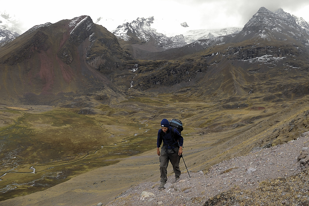 070726-19.jpg - Mont�e de la Pampa Jatunpata � Quilleta