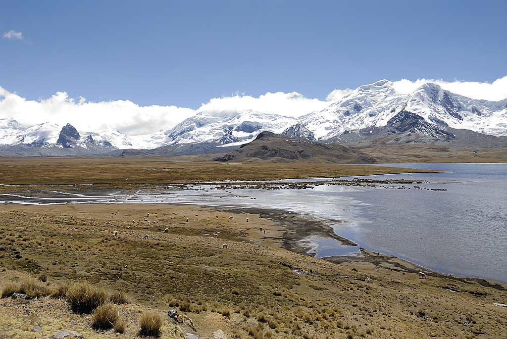 070728-26.jpg - Le long de la laguna Ccasccara : nevado Montura