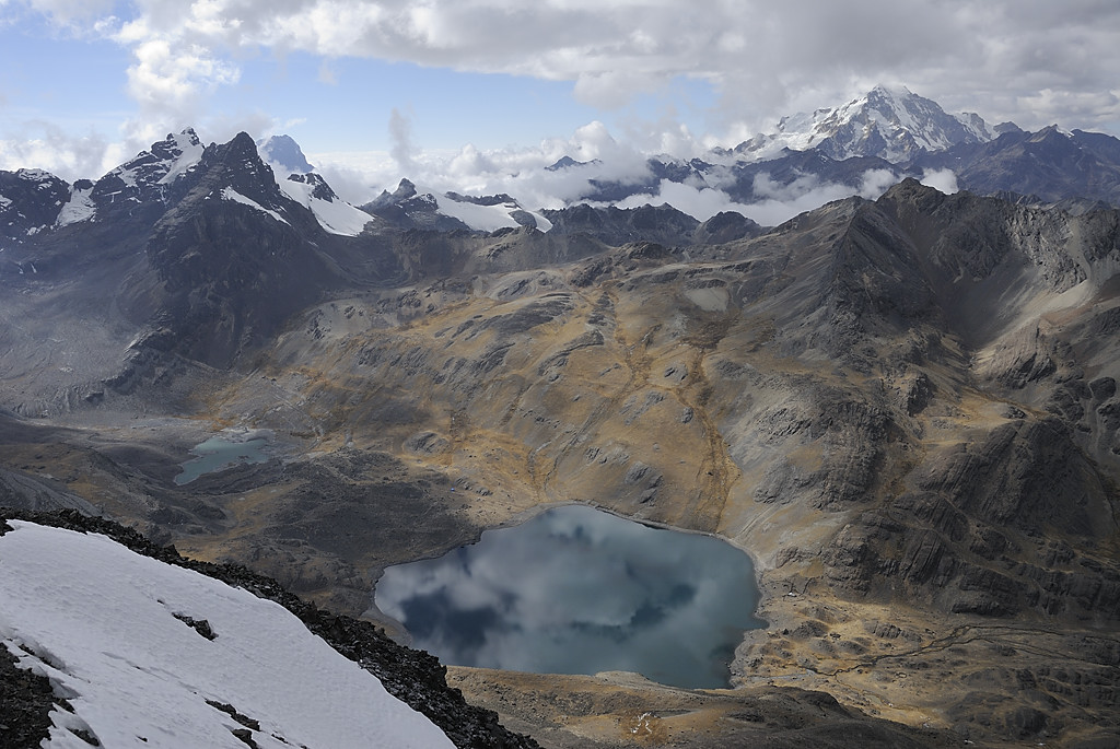 080729-05.jpg - Depuis le sommet au dessus du col entre la Juri Quta et la Chiar Quta : Juri Quta