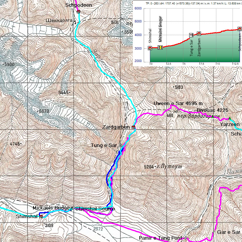 120815-000000.jpg - Une première étape où nous repartons à travers la gorge de Zargarben avant de remonter une large vallée jusqu’à la cabane de Schpodeen.