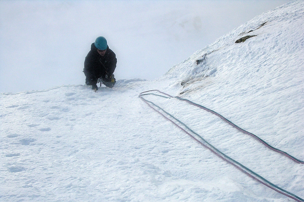 080118-07.jpg - Fin de la 2e longueur