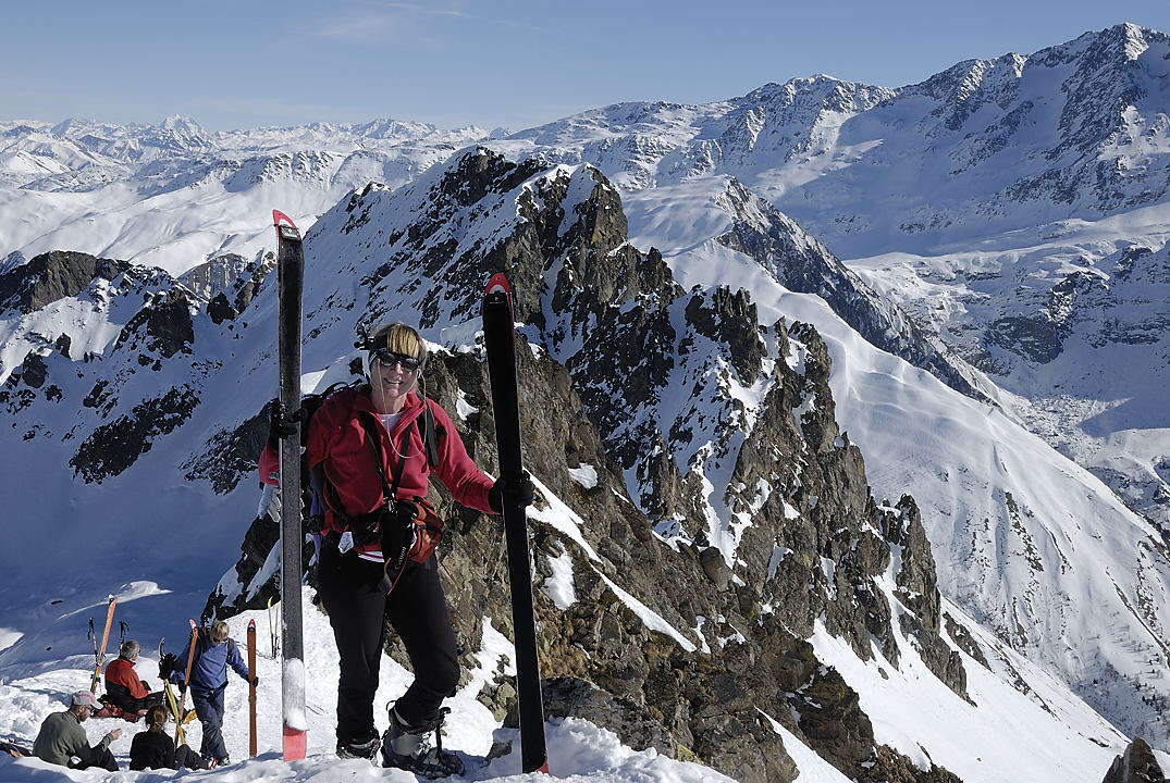 110206-07.jpg - Fran�oise arrivant au sommet