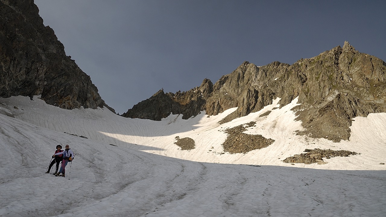 120630-090440.jpg - Descente dans la Combe Madame, au fond le col de la Combe Madame