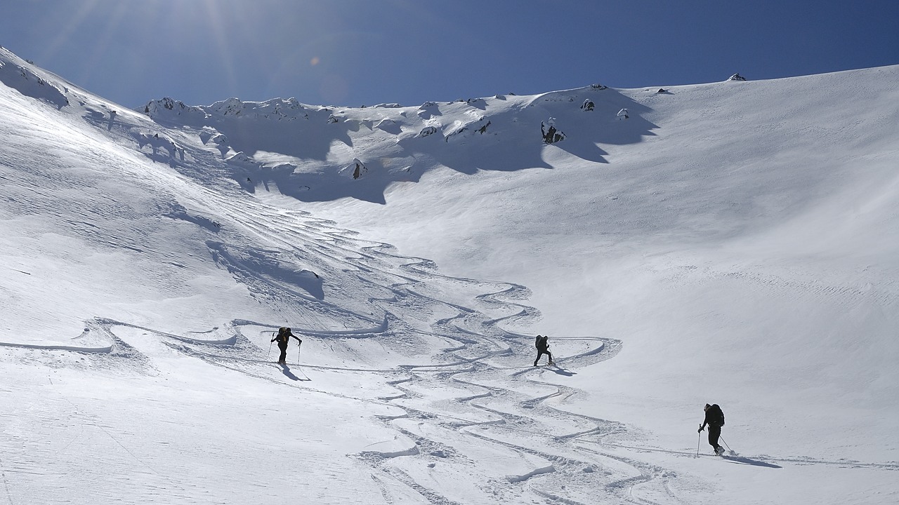 130316-112546.jpg - On remonte au col des Frettes, Poste de Montmélian