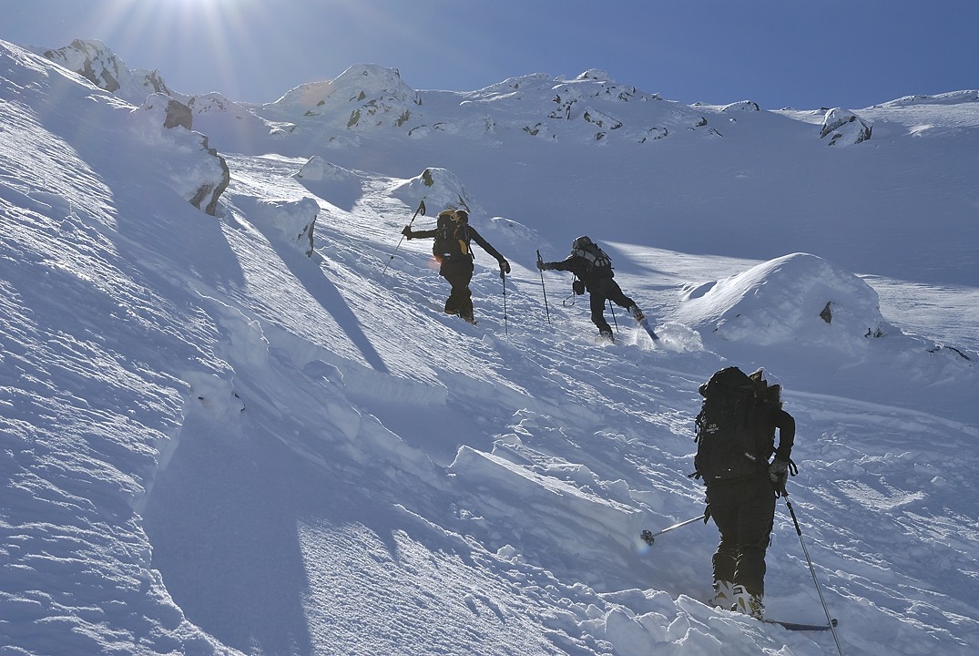 130316-113503.jpg - On remonte au col des Frettes, Poste de Montmélian