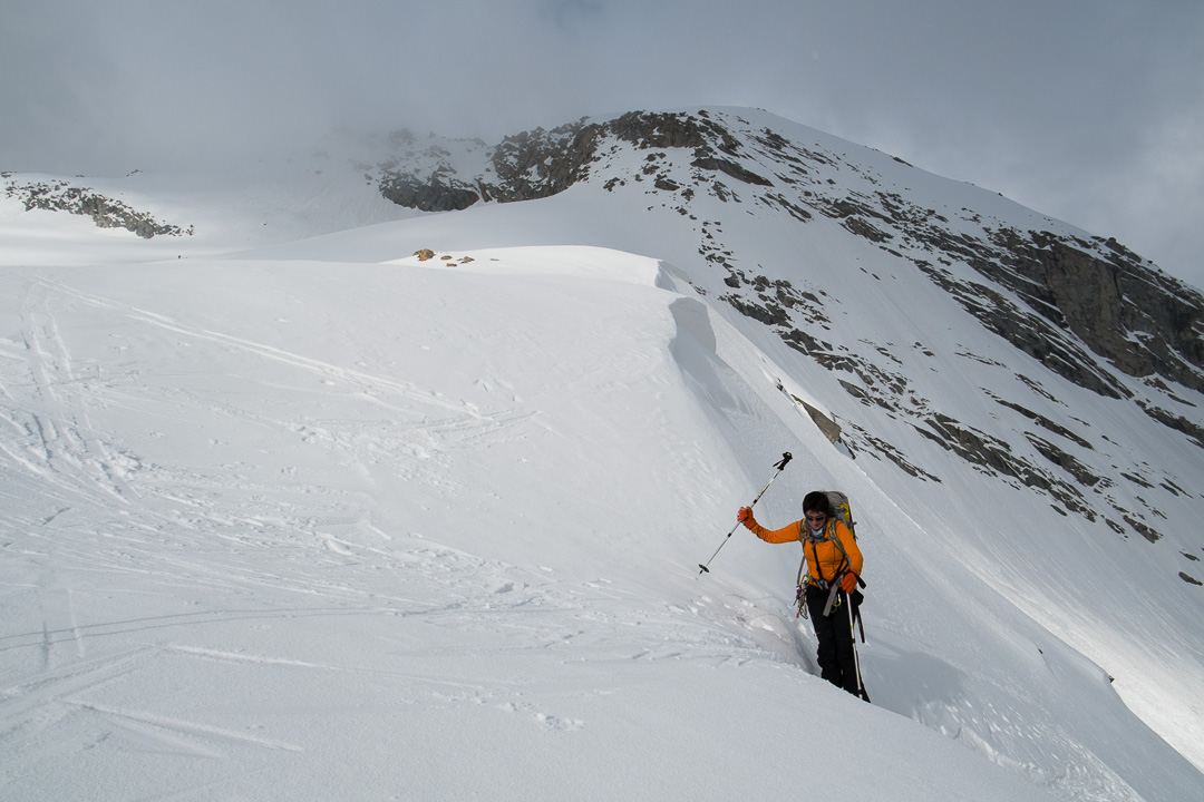 130509-075510.jpg - Raidillon pour prendre pied sur le glacier du Grand Vallon
