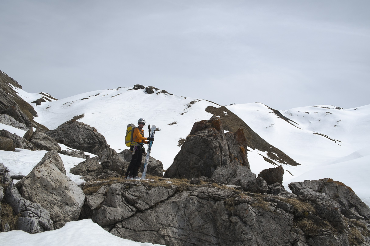 150509-132226.jpg - Descente sur le refuge de la Femma, courts déchaussage